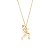 PINGENTE MULHER ATLETA FOLHEADO A OURO COM ZIRCÔNIAS. MED 2,6 CM ROMMANEL 541724 - Imagem 2
