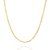 CORRENTE FOLHEADO A OURO ELO LONGO. MED 50CM ROMMANEL 531156 - Imagem 1