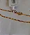 CORRENTE FOLHEADO A OURO ELO LONGO. MED 50CM ROMMANEL 531156 - Imagem 5