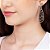 BRINCO FOLHEADO A OURO GOTA VAZADA. MED 6,3CM ROMMANEL 524482 - Imagem 2