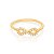 ANEL INFINITO FOLHEADO A OURO COM ZIRCÔNIAS ROMMANEL 512885 - Imagem 2