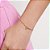 PULSEIRA FOLHEADO A OURO INFINITO COM ZIRCÔNIA. MED 19CM ROMMANEL 551764 - Imagem 3