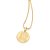 PINGENTE MASCULINO FOLHEADO A OURO JESUS. MED 3CM ROMMANEL 542460 - Imagem 4