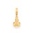 BERLOQUE FOLHEADO A OURO ANJO DA GUARDA. MED 2,2CM ROMMANEL 542480 - Imagem 1