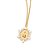 PINGENTE FOLHEADO A OURO NOSSA SENHORA APARECIDA COM ZIRCÔNIAS. MED 2,6CM ROMMANEL 542475 - Imagem 2