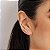 EAR CUFF OVAL COM PIERCING DE PRESSÃO FOLHEADO A OURO COM ZIRCÔNIAS. MED 3CM ROMMANEL 526799 - Imagem 4