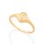 ANEL INFANTIL ABC FOLHEADO A OURO ROMMANEL 512483 - Imagem 1