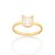 ANEL INFANTIL FOLHEADO A OURO GATINHO ROMMANEL 512806 - Imagem 1