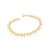 PULSEIRA FOLHEADO A OURO BORBOLETAS. MED 18CM ROMMANEL 551496 - Imagem 1