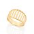 ANEL FOLHEADO A OURO AROS VAZADOS ROMMANEL 512270 - Imagem 1