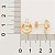 BRINCO FOLHEADO A OURO COM CRISTAIS COLORIDOS E APLICAÇÃO DE RHODIUM. MED 1,4CM ROMMANEL 522278 - Imagem 4
