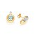 BRINCO FOLHEADO A OURO COM CRISTAIS COLORIDOS E APLICAÇÃO DE RHODIUM. MED 1,4CM ROMMANEL 522278 - Imagem 3