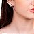 BRINCO FOLHEADO A OURO COM CRISTAIS COLORIDOS E APLICAÇÃO DE RHODIUM. MED 1,4CM ROMMANEL 522278 - Imagem 5