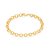 PULSEIRA FOLHEADO A OURO ELO PORTUGUÊS. MED 19CM ROMMANEL 552001 - Imagem 1