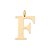 PINGENTE FOLHEADO A OURO LETRAS. MED 3,9CM ROMMANEL 542603 - Imagem 6