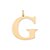 PINGENTE FOLHEADO A OURO LETRAS. MED 3,9CM ROMMANEL 542603 - Imagem 7