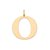 PINGENTE FOLHEADO A OURO LETRAS. MED 3,9CM ROMMANEL 542603 - Imagem 15