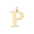 PINGENTE FOLHEADO A OURO LETRAS. MED 3,9CM ROMMANEL 542603 - Imagem 16