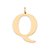 PINGENTE FOLHEADO A OURO LETRAS. MED 3,9CM ROMMANEL 542603 - Imagem 17