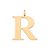 PINGENTE FOLHEADO A OURO LETRAS. MED 3,9CM ROMMANEL 542603 - Imagem 18