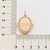 PINGENTE RELICÁRIO FOLHEADO A OURO MÃE. MED 3,4CM ROMMANEL 542611 - Imagem 3