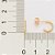 ARGOLA FOLHEADO A OURO COM ZIRCÔNIAS. MED 1CM ROMMANEL 526924 - Imagem 3