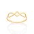 ANEL FOLHEADO A OURO INFINITO ROMMANEL 513211 - Imagem 1