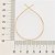 MAXI BRINCO GOTA FOLHEADO A OURO. MED 5,5CM ROMMANEL 526933 - Imagem 3