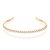 TIARA FOLHEADO A OURO COM ZIRCÔNIAS. MED 13CM DIÂMETRO ROMMANEL 532318 - Imagem 1