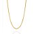 CORRENTE FOLHEADO A OURO FIO RABO DE RATO. MED 50CM ROMMANEL 530548 - Imagem 1