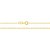 CORRENTE FOLHEADO A OURO ELO ALTERNADO E LIXADO. MED 42CM ROMMANEL 530146 - Imagem 2