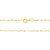 CORRENTE FOLHEADO A OURO FIO CORAÇÕES ENTRELAÇADOS. MED 60CM ROMMANEL 531473 - Imagem 2