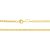 CORRENTE FOLHEADO A OURO FIO ELO LONGO DIAMANTADO. MED 42CM ROMMANEL 530612 - Imagem 2