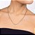 CORRENTE FOLHEADO A OURO FIO BAIANO. MED 50CM ROMMANEL 530742 - Imagem 3