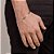 PULSEIRA MASCULINA FOLHEADO A OURO ELO LONGO BATIDO. MED 20/21/22CM ROMMANEL 552014 - Imagem 3