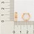 ARGOLA MASCULINA FOLHEADO A OURO FORMATO SEXTAVADA. MED 1,3CM ROMMANEL 526952 - Imagem 3