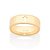 ANEL MASCULINO FOLHEADO A OURO CRUZ ROMMANEL 513231 - Imagem 1