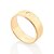 ANEL MASCULINO FOLHEADO A OURO CRUZ ROMMANEL 513231 - Imagem 2