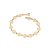 PULSEIRA FOLHEADO A OURO PEÇAS REDONDAS. MED 19CM ROMMANEL 551304 - Imagem 1