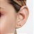KIT BRINCOS GOTAS FOLHEADO A OURO ROMMANEL 526962 - Imagem 4