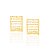 BRINCO FOLHEADO A OURO FIOS TORCIDOS. MED 2CM ROMMANEL 523070 - Imagem 1