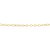 CORRENTE FOLHEADO A OURO ELO CADEADO OVAL. MED 50CM ROMMANEL 532338 - Imagem 2