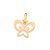 PINGENTE FOLHEADO A OURO BORBOLETA. MED 1,8CM ROMMANEL 542632 - Imagem 1