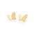 BRINCO INFANTIL FOLHEADO A OURO BORBOLETA. MED 0,60CM ROMMANEL 526989 - Imagem 2