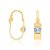 ARGOLA INFANTIL FOLHEADO A OURO COM CRISTAIS. MED 1,7CM ROMMANEL 522404 - Imagem 1