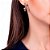 ARGOLA FOLHEADO A OURO COM ZIRCÔNIAS. MED 2,3CM ROMMANEL 522509 - Imagem 3
