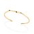 BRACELETE FOLHEADO A OURO ARO TORCIDO. MED 6,5CM ROMMANEL 552029 - Imagem 1