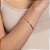 PULSEIRA FOLHEADO A OURO FIO RABO DE RATO. MED 19CM ROMMANEL 552031 - Imagem 3