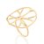 ANEL FOLHEADO A OURO FORMATO FOLHAS ROMMANEL 513247 - Imagem 1