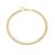 GARGANTILHA CHOCKER FOLHEADO A OURO FIOS ENTRELAÇADOS. MED 38CM ROMMANEL 531982 - Imagem 1